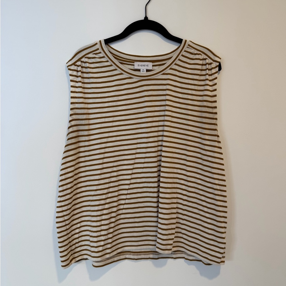 Evereve Striped Muscle Tee